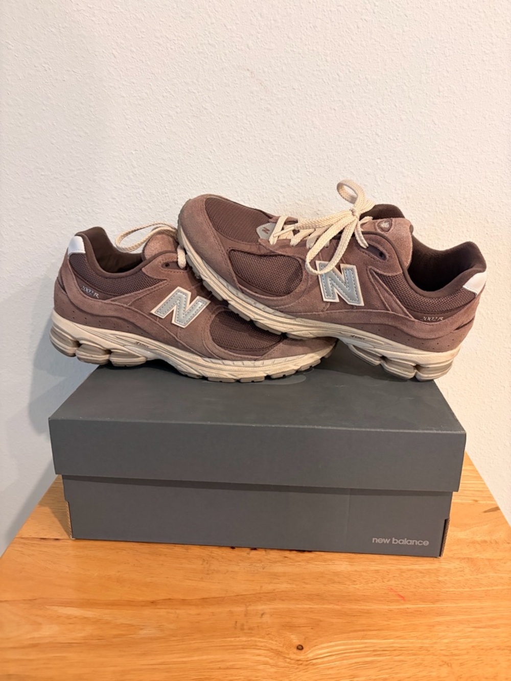 New Balance 2002r suede shoes